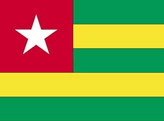 Togo, Flagge, Fahne