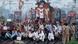 Demonstrators from the Samajwadi Party, a regional political party, shout slogans after they stopped a passenger train during a protest against price hikes in fuel and foreign direct investment (FDI) in retail, near Allahabad railway station September 20, 2012. The signs read, "Roll back the price of diesel", "End the 6-cylinder cap" and "Manmohan Singh leave your seat". REUTERS/Jitendra Prakash (INDIA - Tags: POLITICS BUSINESS CIVIL UNREST TRANSPORT TPX IMAGES OF THE DAY)