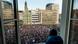 Thousands of residents pack Salt Square in Wroclaw to protest the government's law politicizing the judiciary.