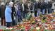 Mourners at the school in Winnenden