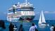 AIDA cruise ship "Aidasol" pictured at sea, with onlookers taking in the scene