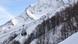 A cable car over snowy slopes at Rosa Khutor, Russia 