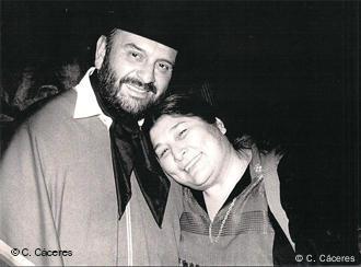 Carlos Santillan und Mercedes Sosa