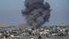 Palestinian territories, Rafah: Smoke rising following an Israeli airstrike